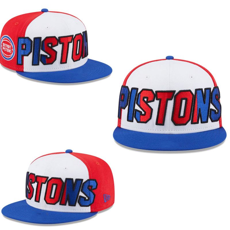 2024 NBA Detroit Pistons Hat TX20240226